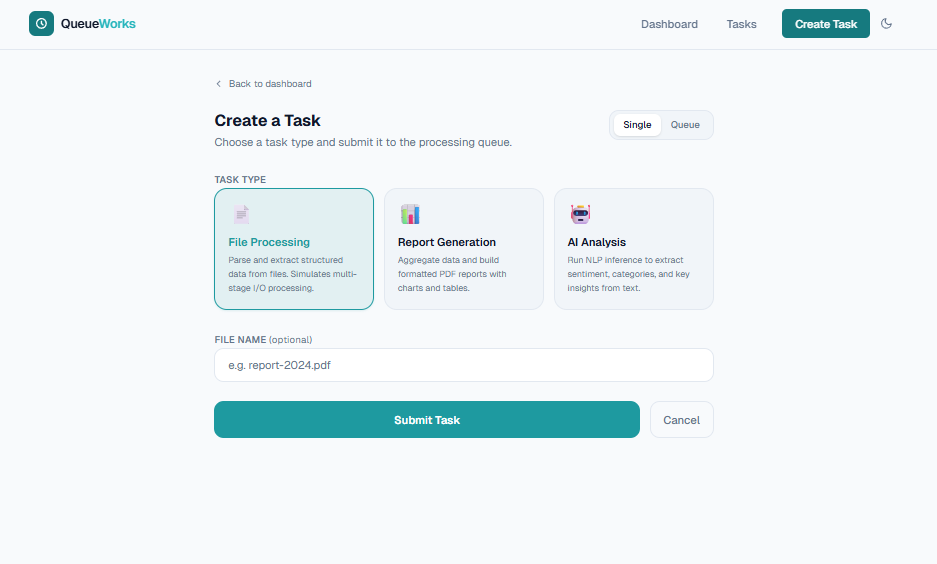QueueWorks